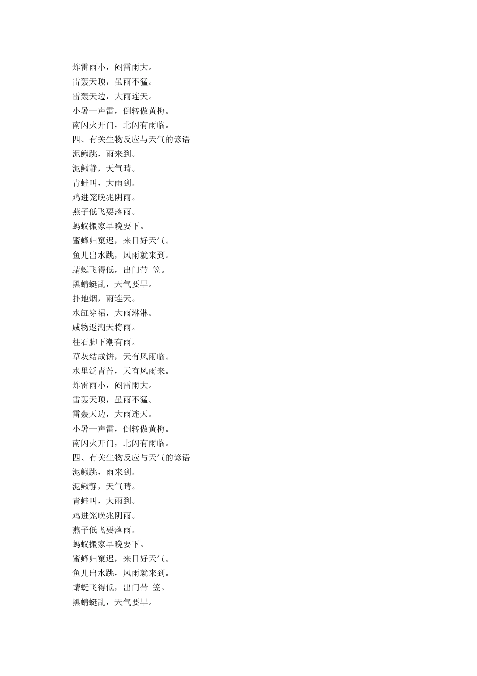 气象谚语大全_第2页