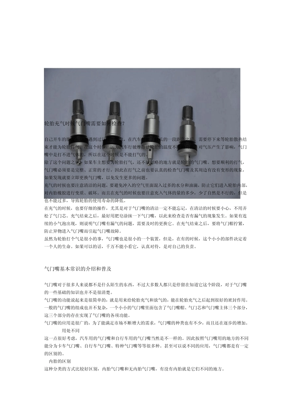 气门嘴的应用介绍_第2页