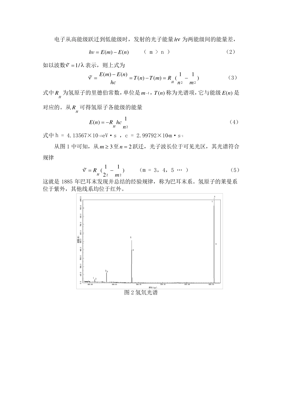氢、氘光谱实验报告_第2页