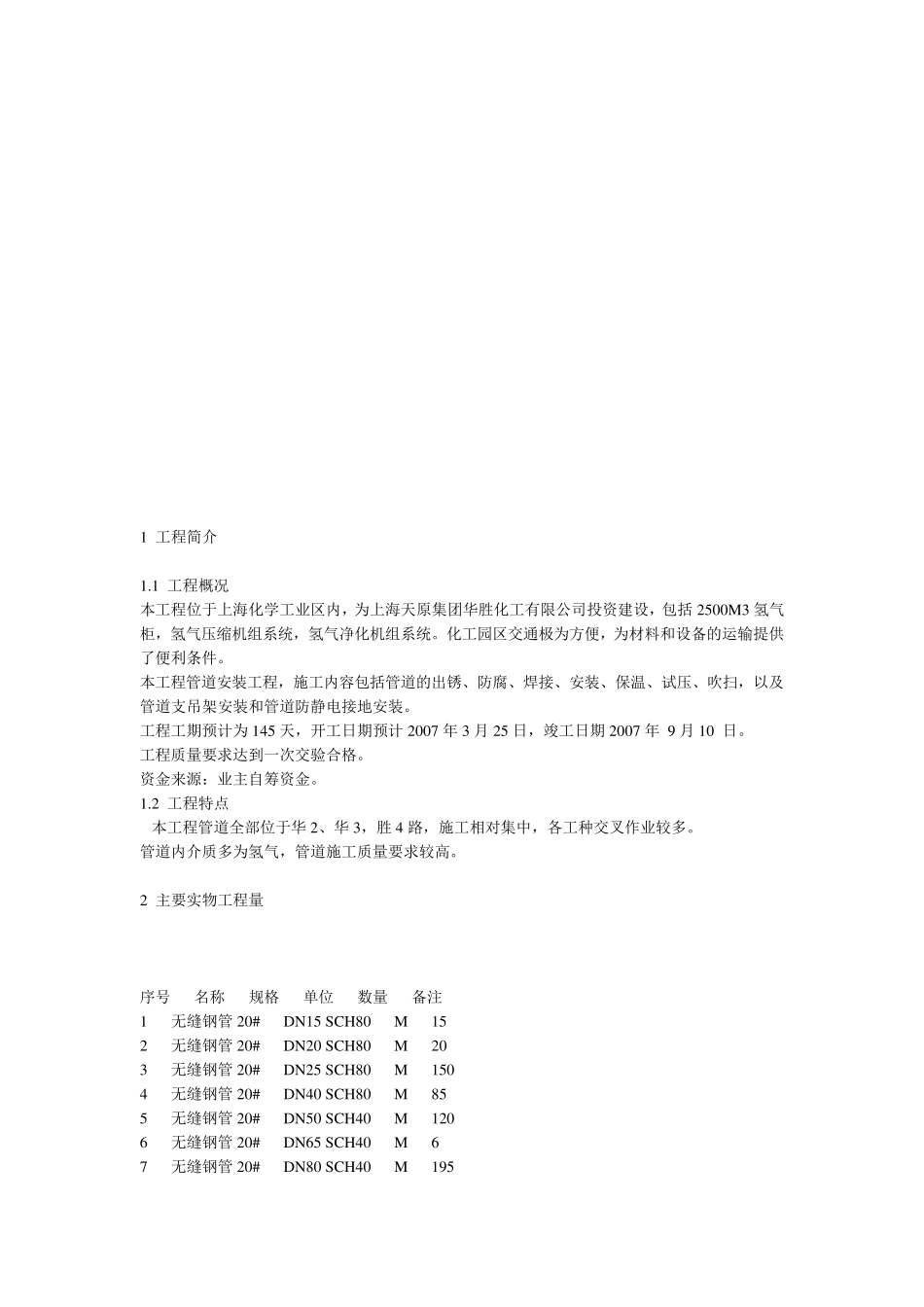 氢气管道施工方案_第2页