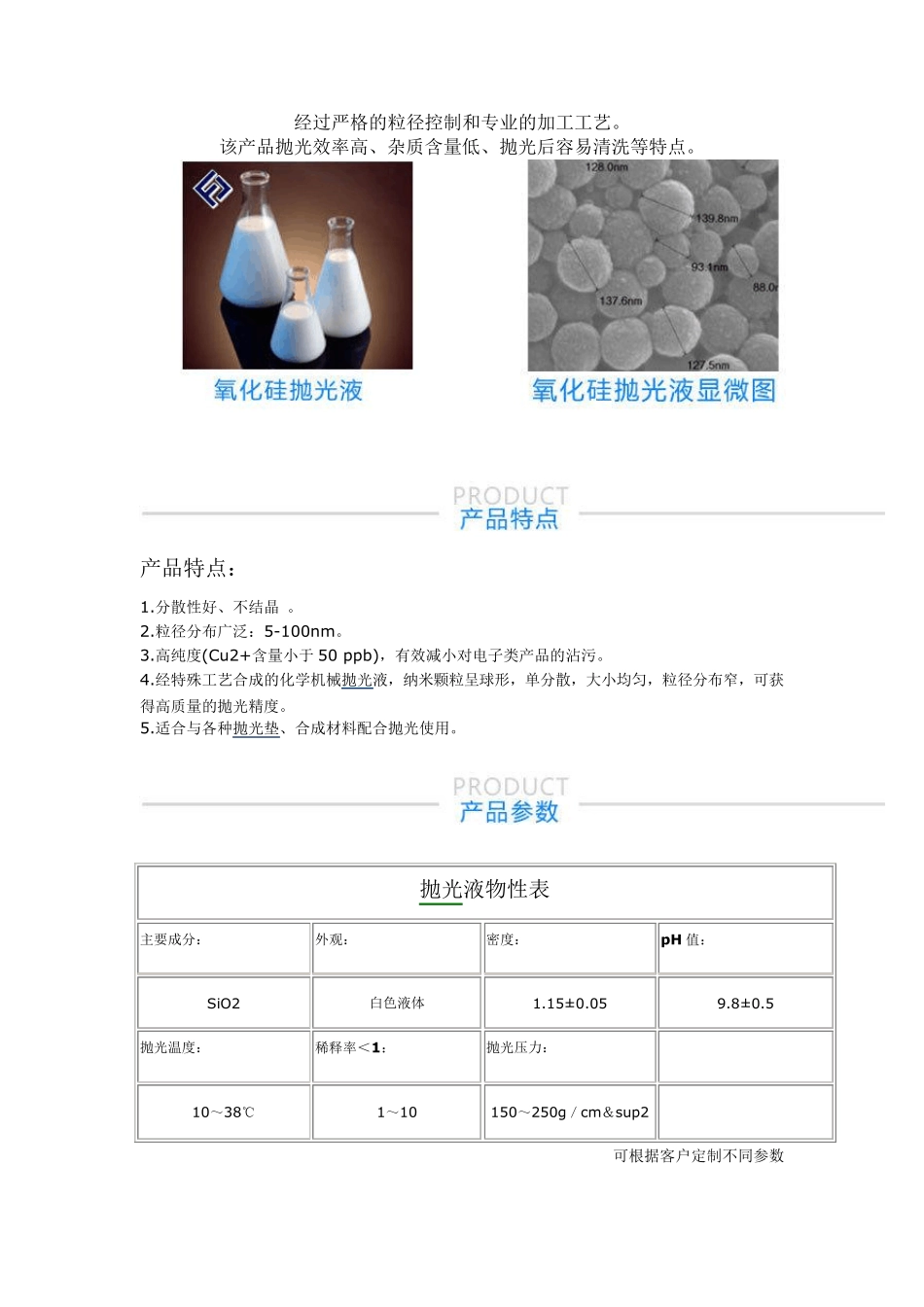 氧化硅抛光液_第1页