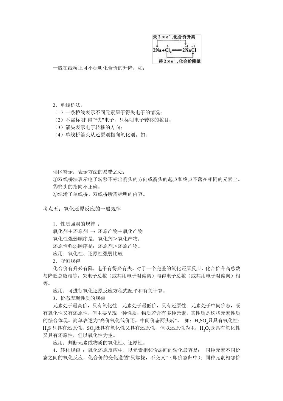 氧化还原反应的基本概念和规律(提高)_第3页