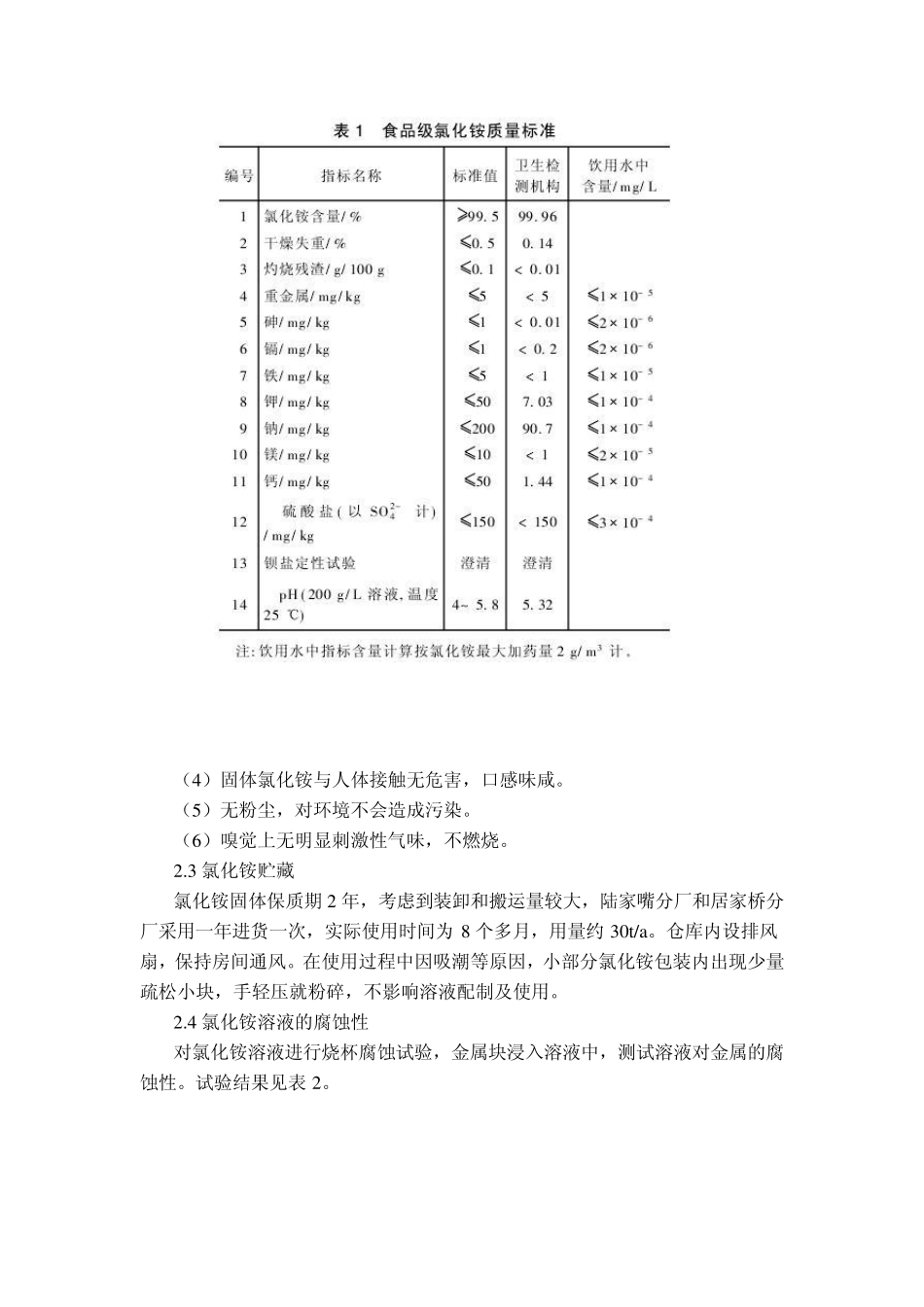 氯化铵在浦东水厂消毒中的应用_第2页