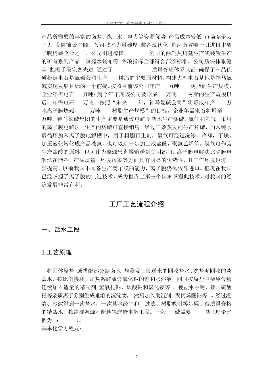 氯碱化工实习报告_第3页