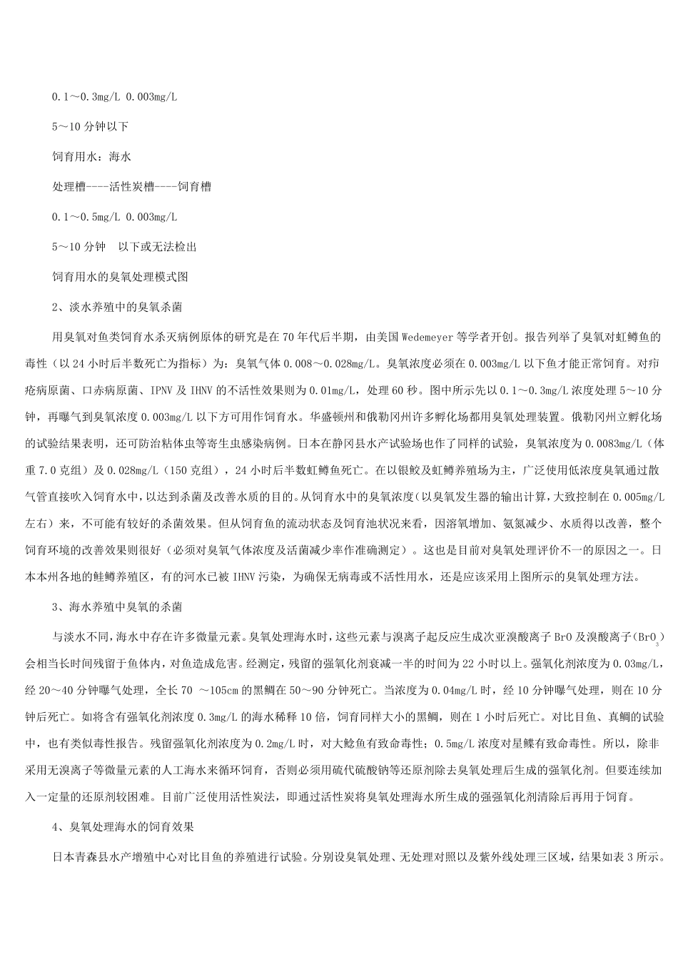 水产养殖用水的臭氧杀菌中国臭氧产业园_第3页