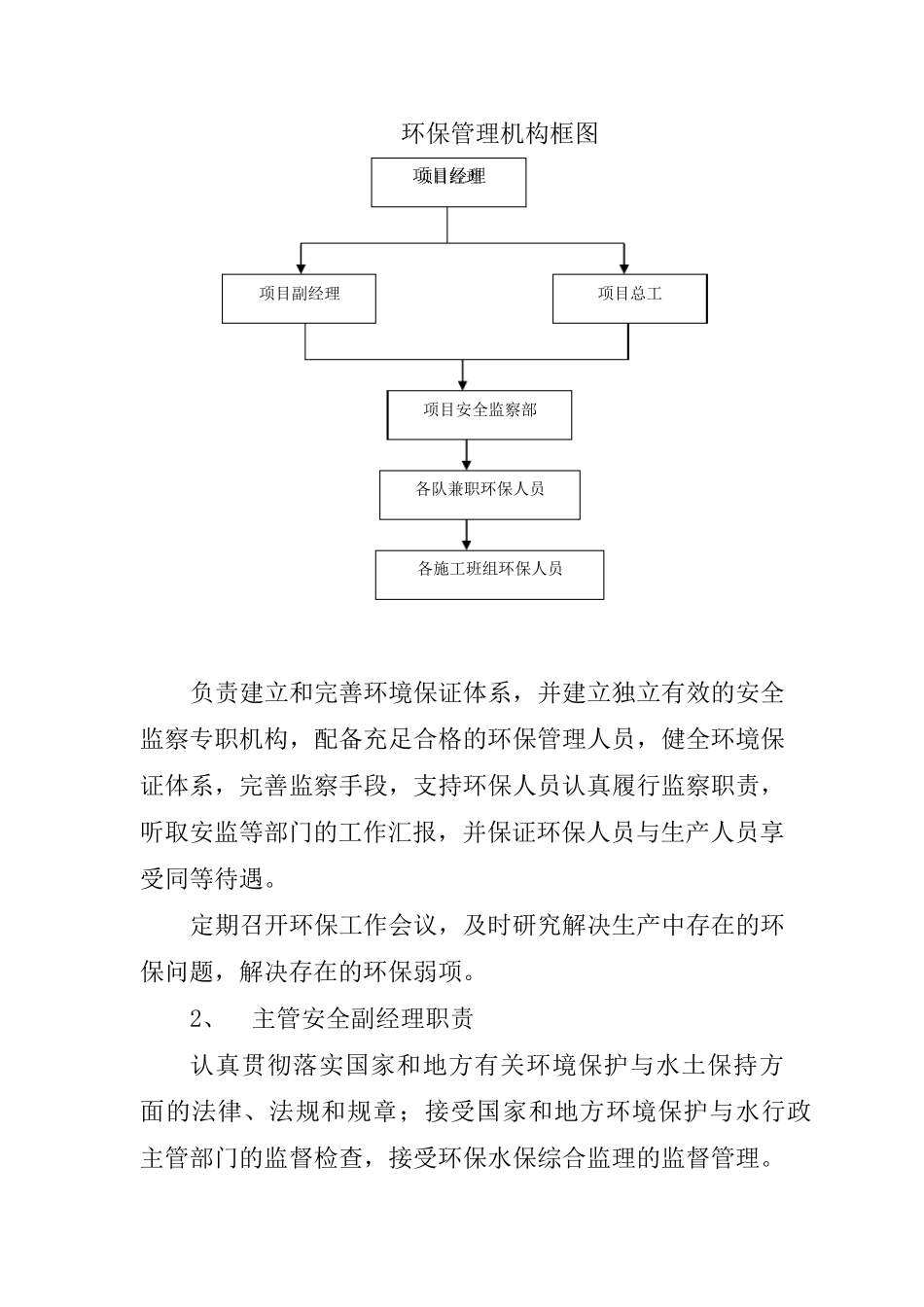 水利工程环境保护管理体系范本_第2页