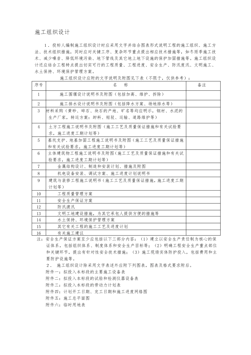 水利施工组织设计范文_第1页