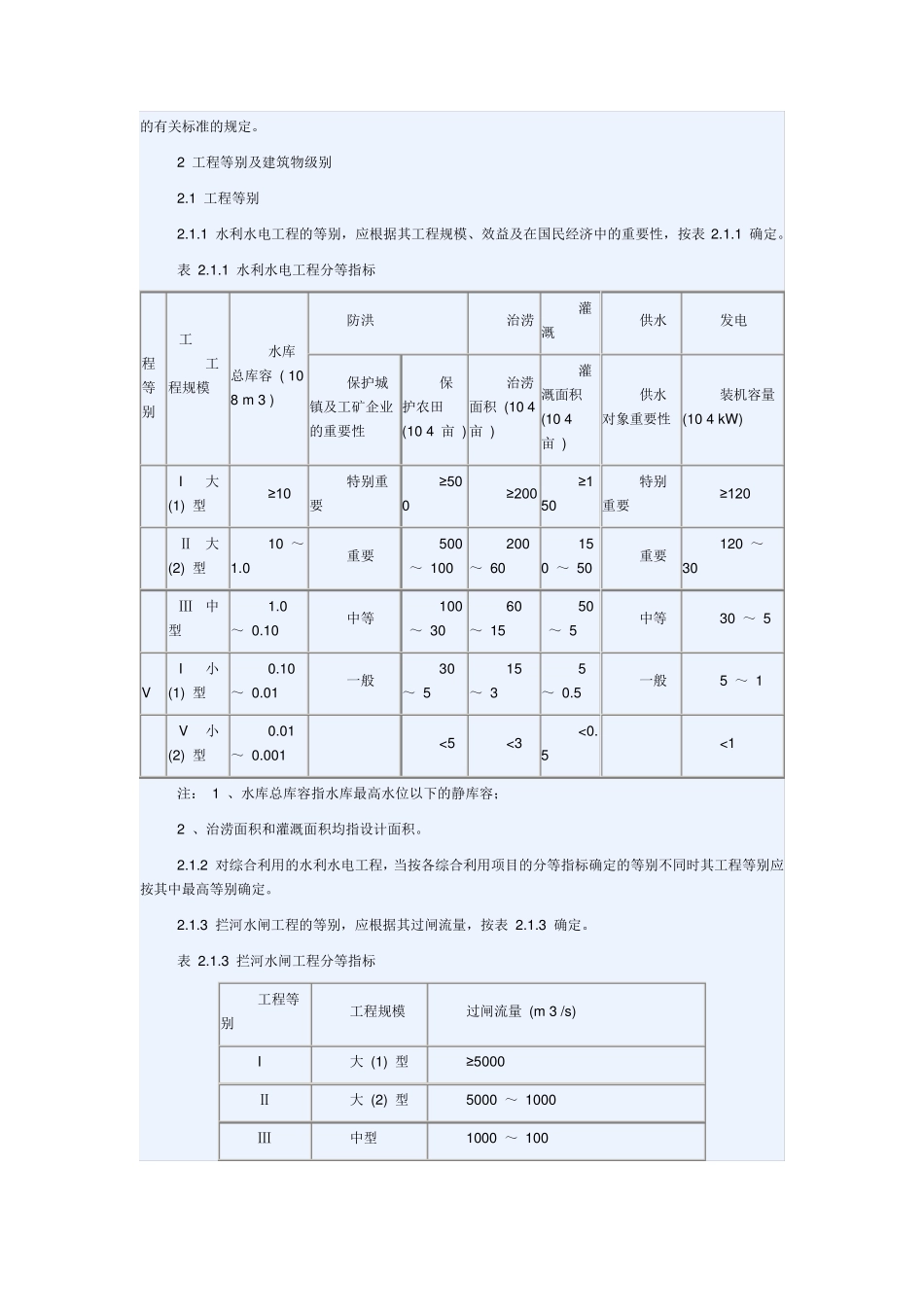 水利水电工程等级划分及洪水标准_第3页
