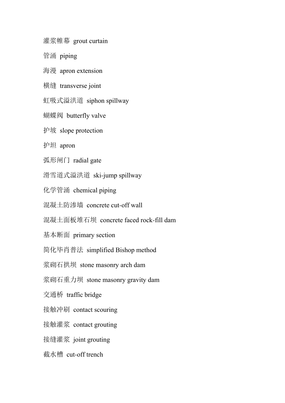 水利水电工程英文专业词汇_第3页