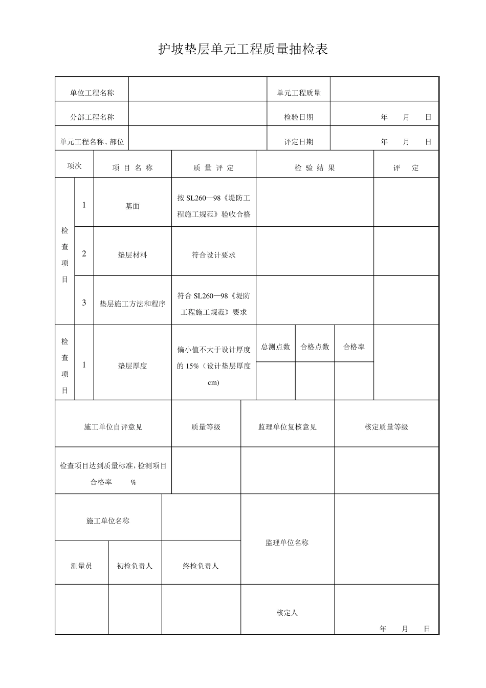 水利水电工程质量抽检表(监理)_第2页