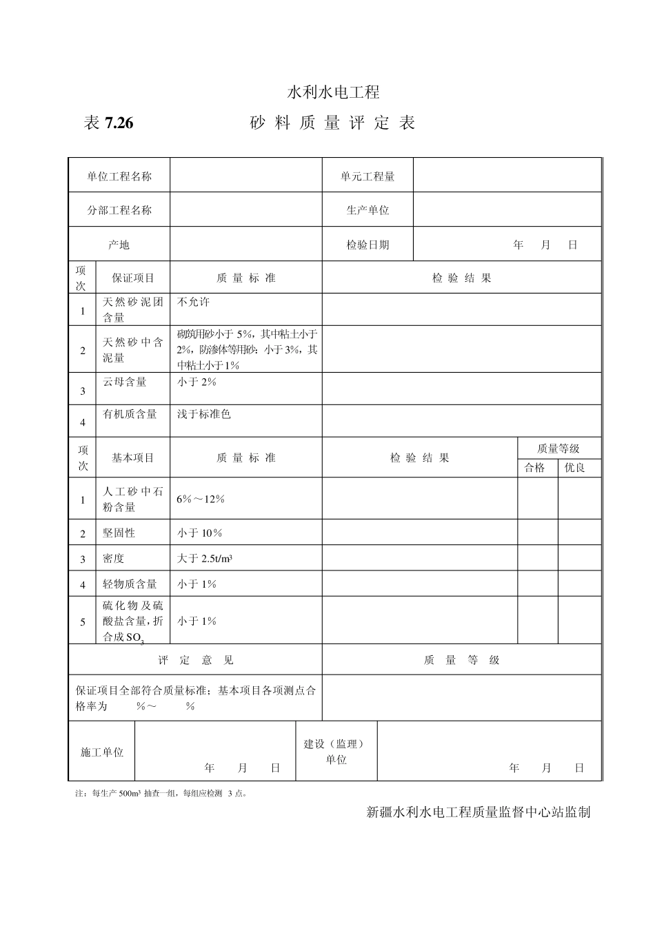 水利水电工程资料表格_第3页