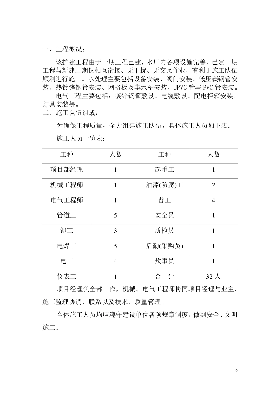 水厂设备安装施工工艺_第2页
