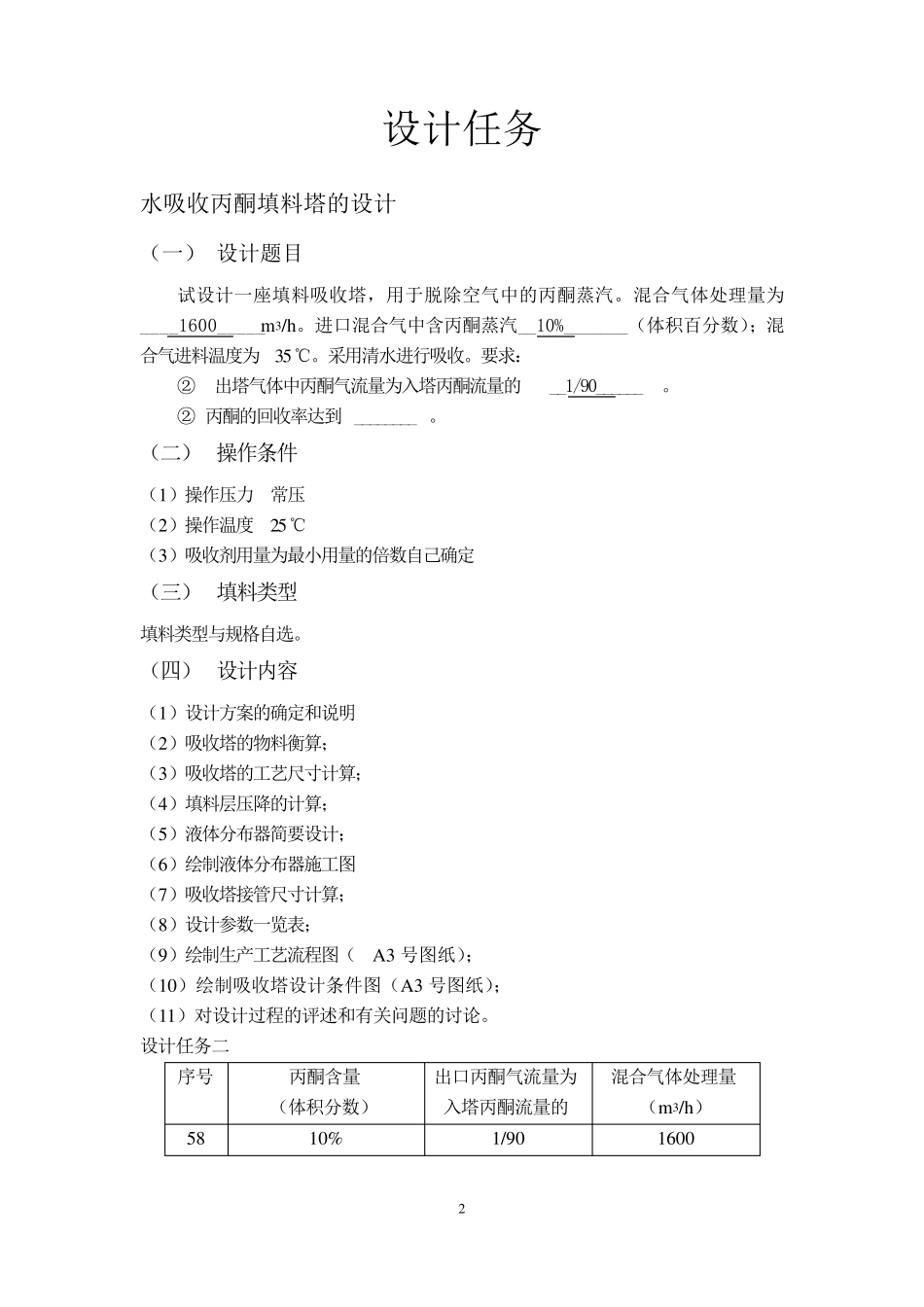水吸收丙酮填料塔的设计_第2页