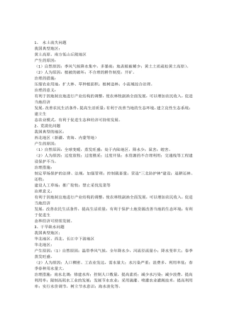 水土流失问题
