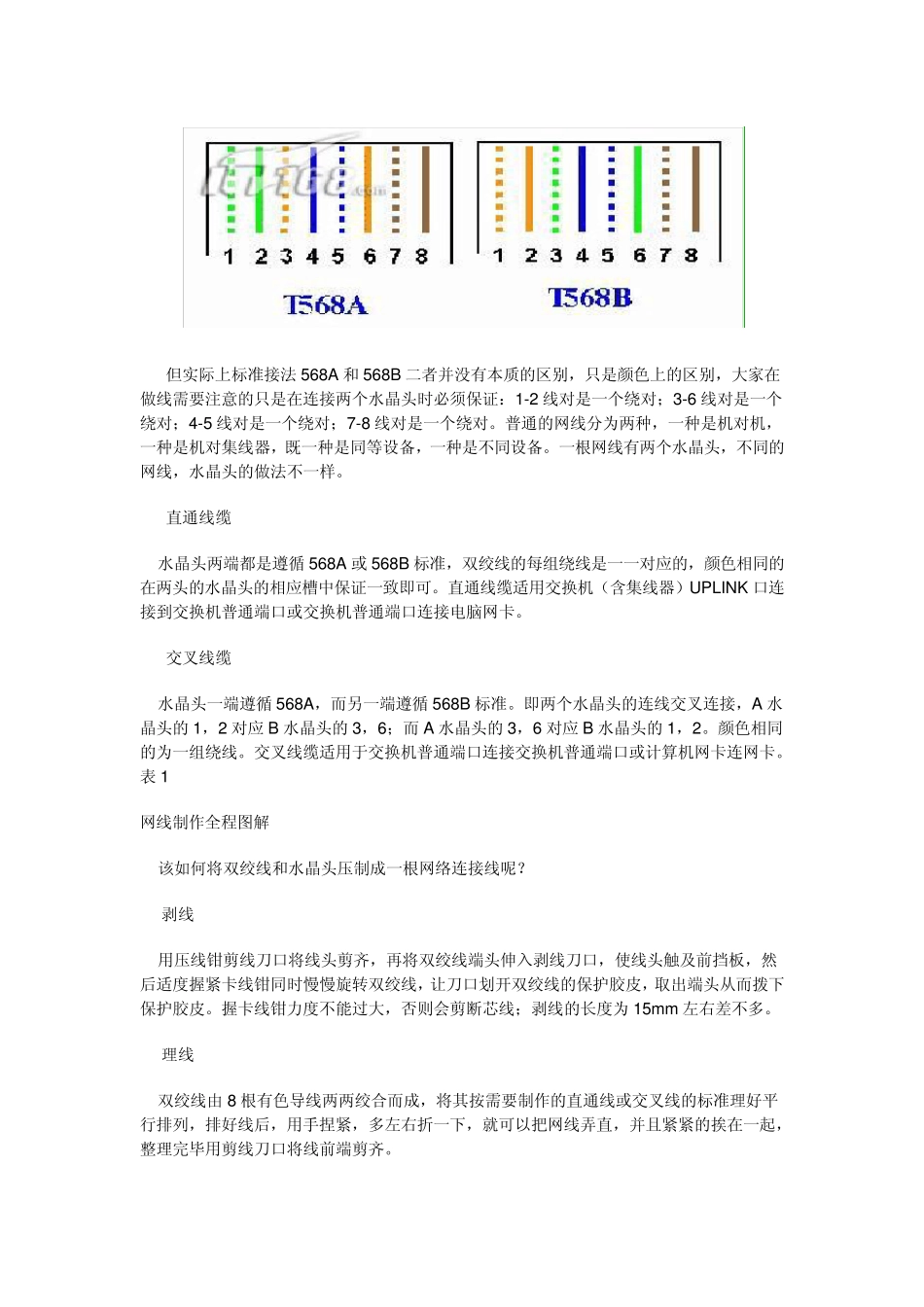 水晶头接法图文详细教程_第3页