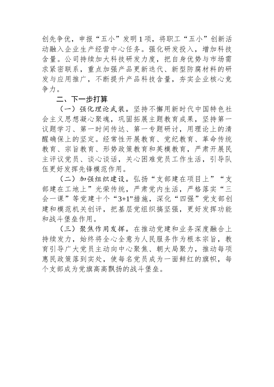 2024年国企党建述职报告_第3页