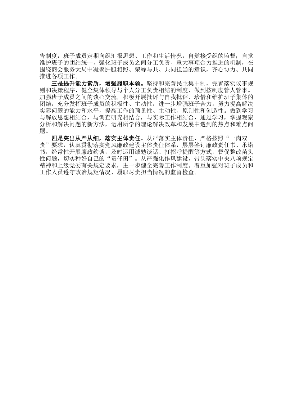 2024年商会支部班子对照检查材料_第3页