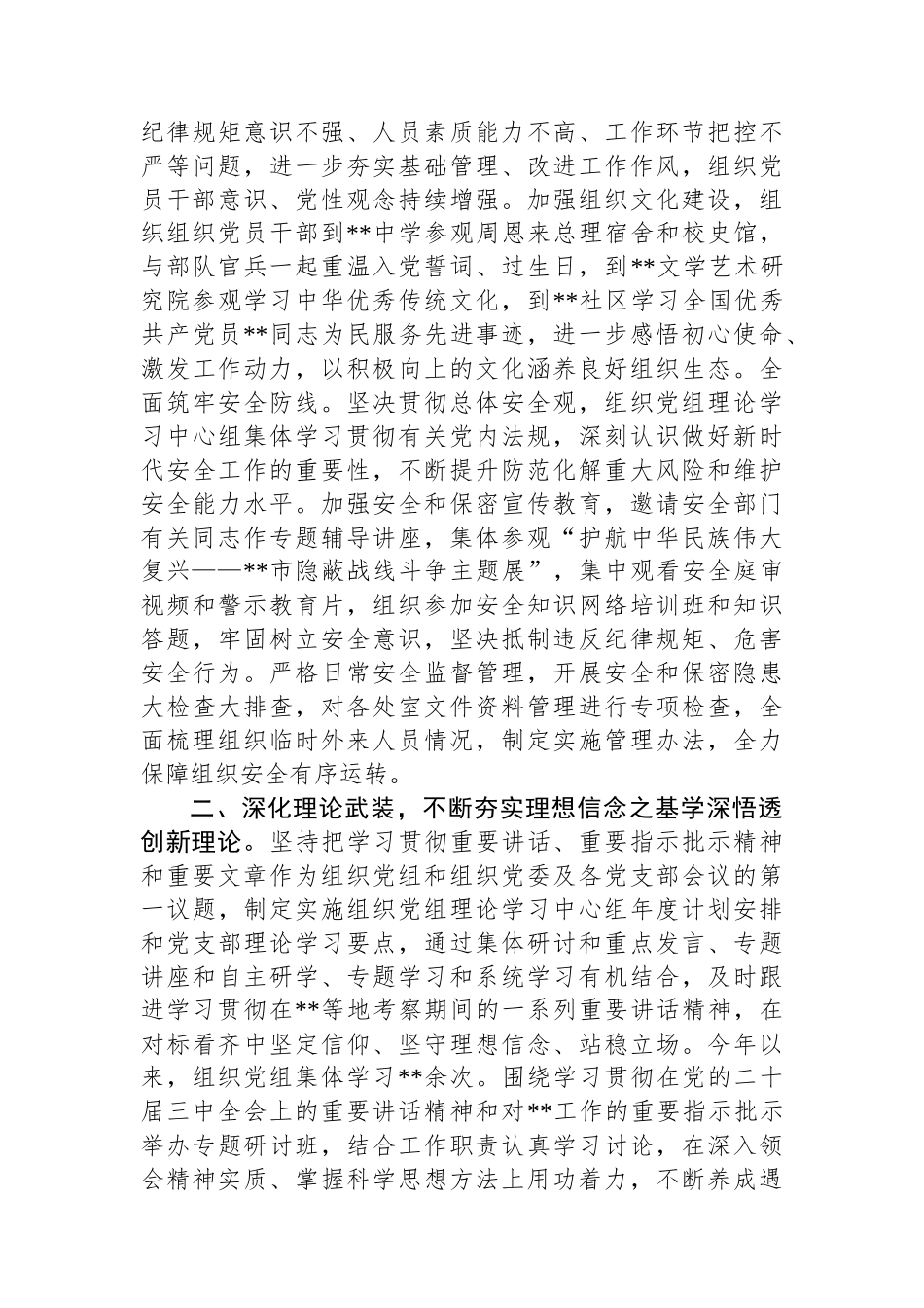 2024市长全面从严治党责任报告_第3页