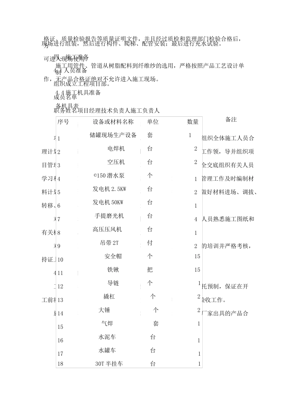 玻璃钢储罐部分施工组织设计(可编辑)_第3页