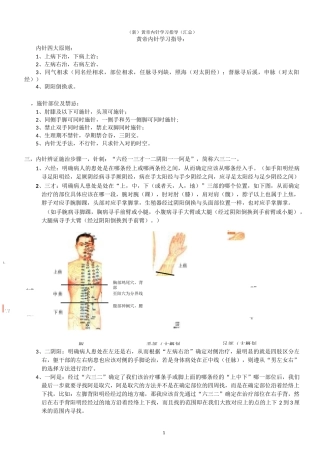 黄帝内针学习指导(汇总)