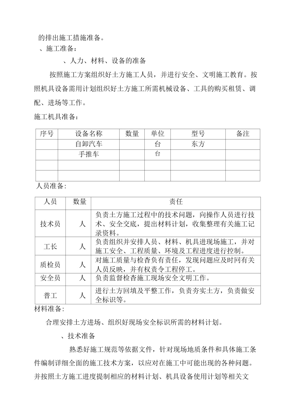 绿化土方回填及土方造型施工专项方案_第2页