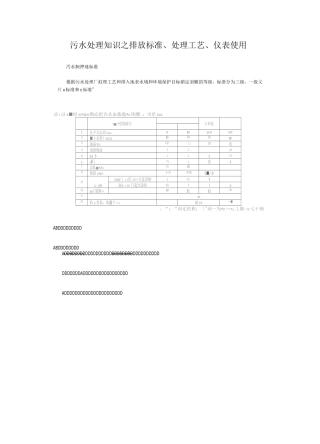 污水处理仪表使用