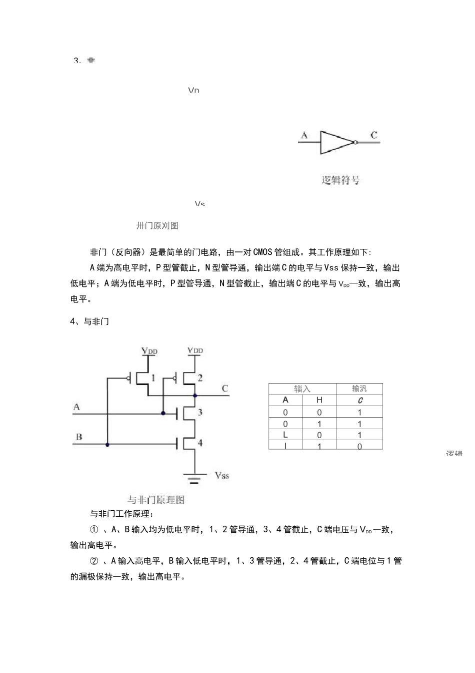 MOS管及简单CMOS逻辑门电路原理图_第2页