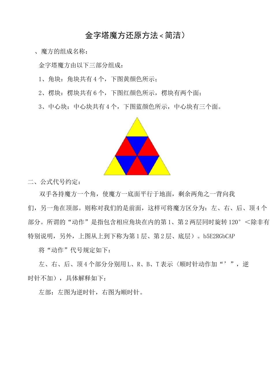 金字塔魔方还原方法(简洁)_第2页
