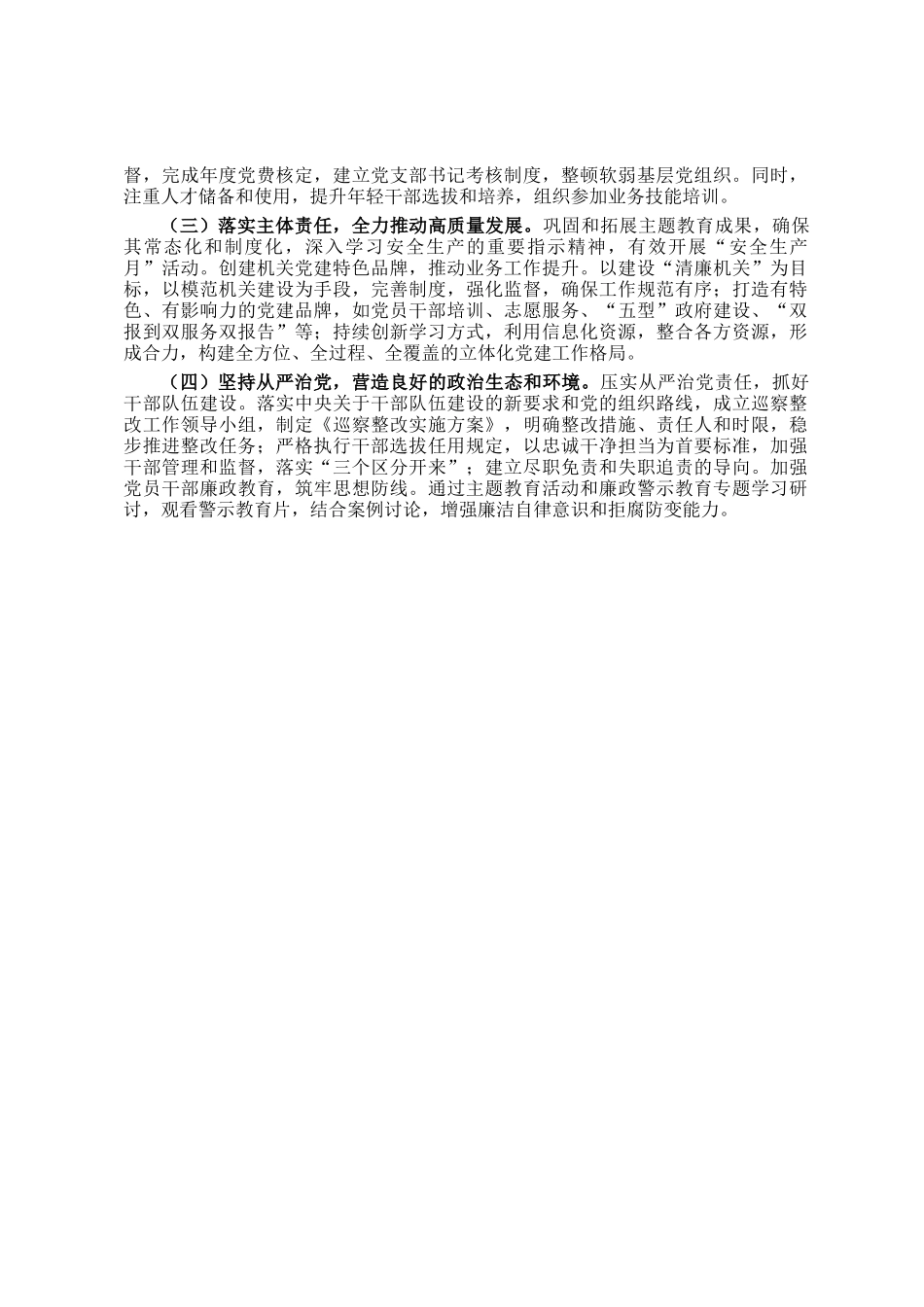 市直机关党组织书记2024年抓基层党建述职报告_第3页