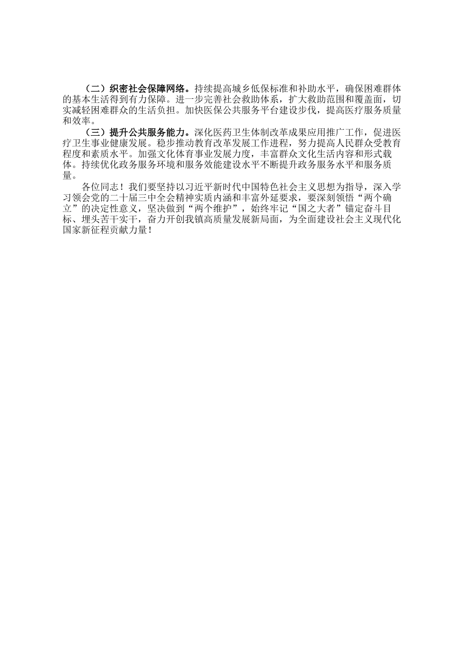 镇长在2025年镇务虚会上讲话_第2页