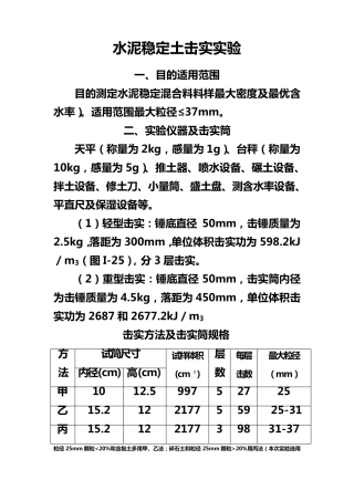 水泥稳定碎石土7天无侧限抗压强度制件