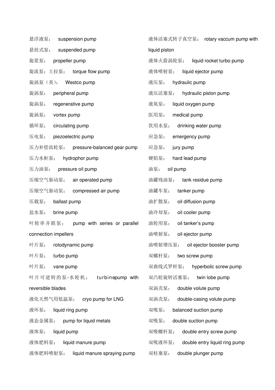 水泵专业英语_第2页