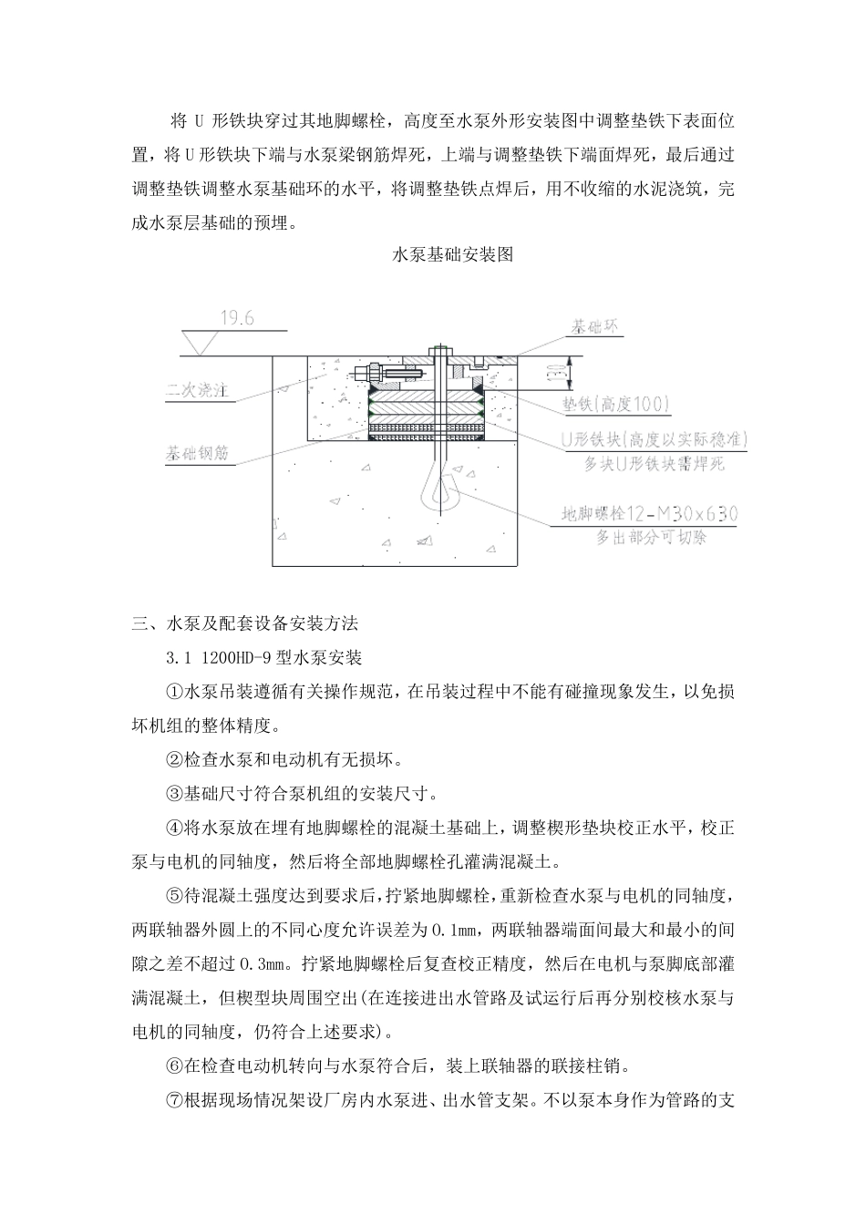 水泵及辅助设备安装方案_第3页