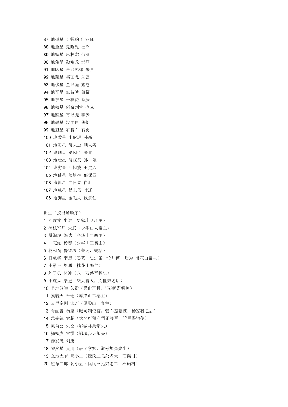 水浒传一百零八单将_第3页