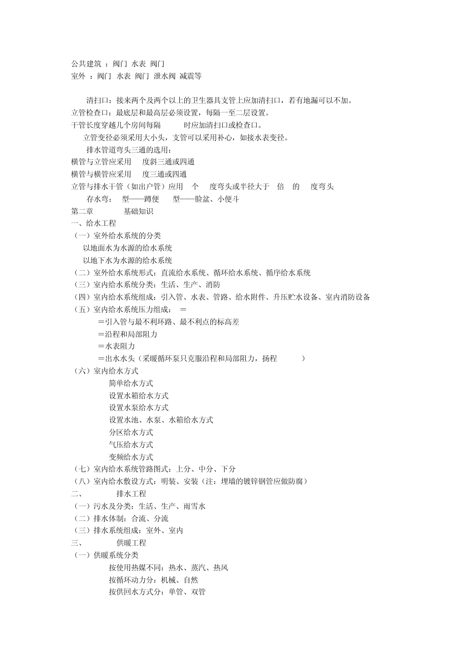 水电暖安装资料_第2页