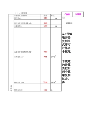 水电站压力管镇、支墩计算软件