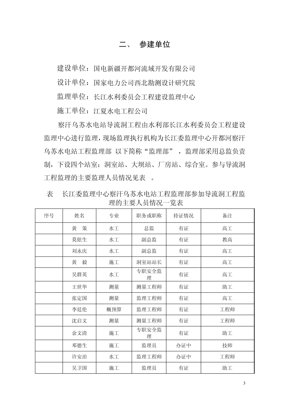 水电站截流过水验收监理工作报告_第3页