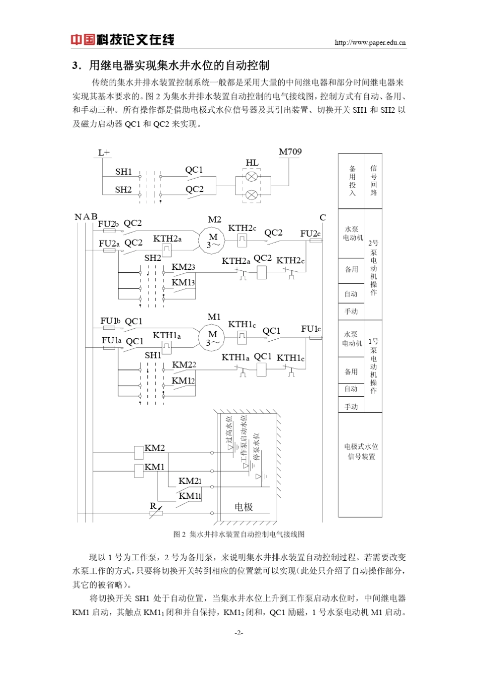 水电站集水井水位自动控制的技术改进_第2页