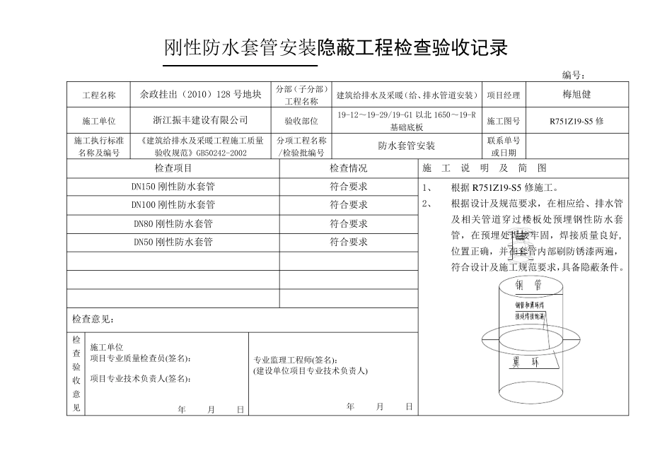 水电隐蔽资料_第2页