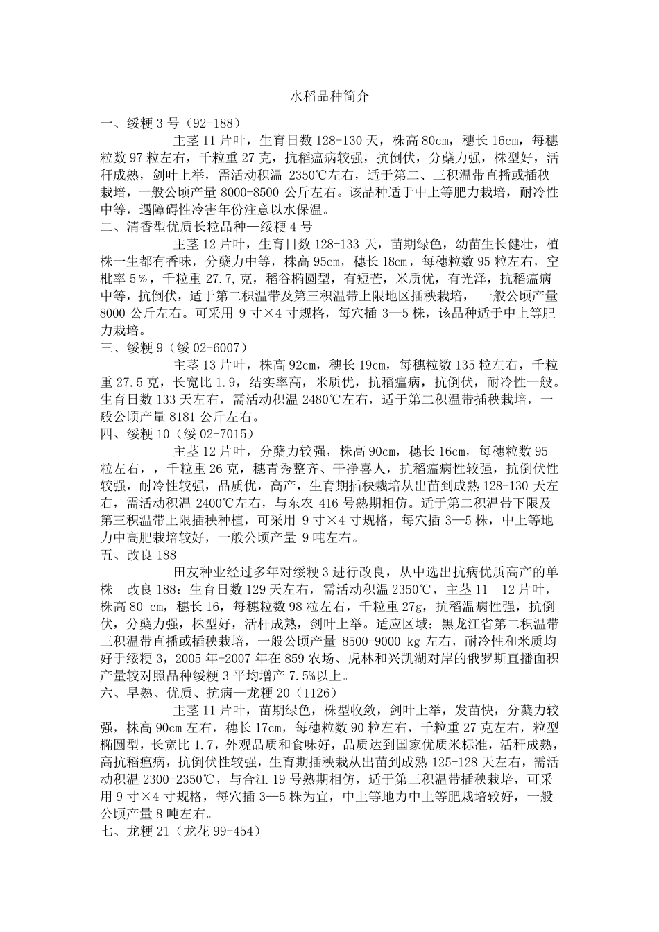 水稻品种简介_第1页