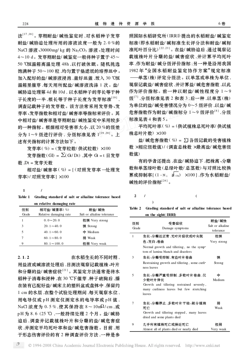 水稻耐盐_碱性鉴定评价方法_第3页