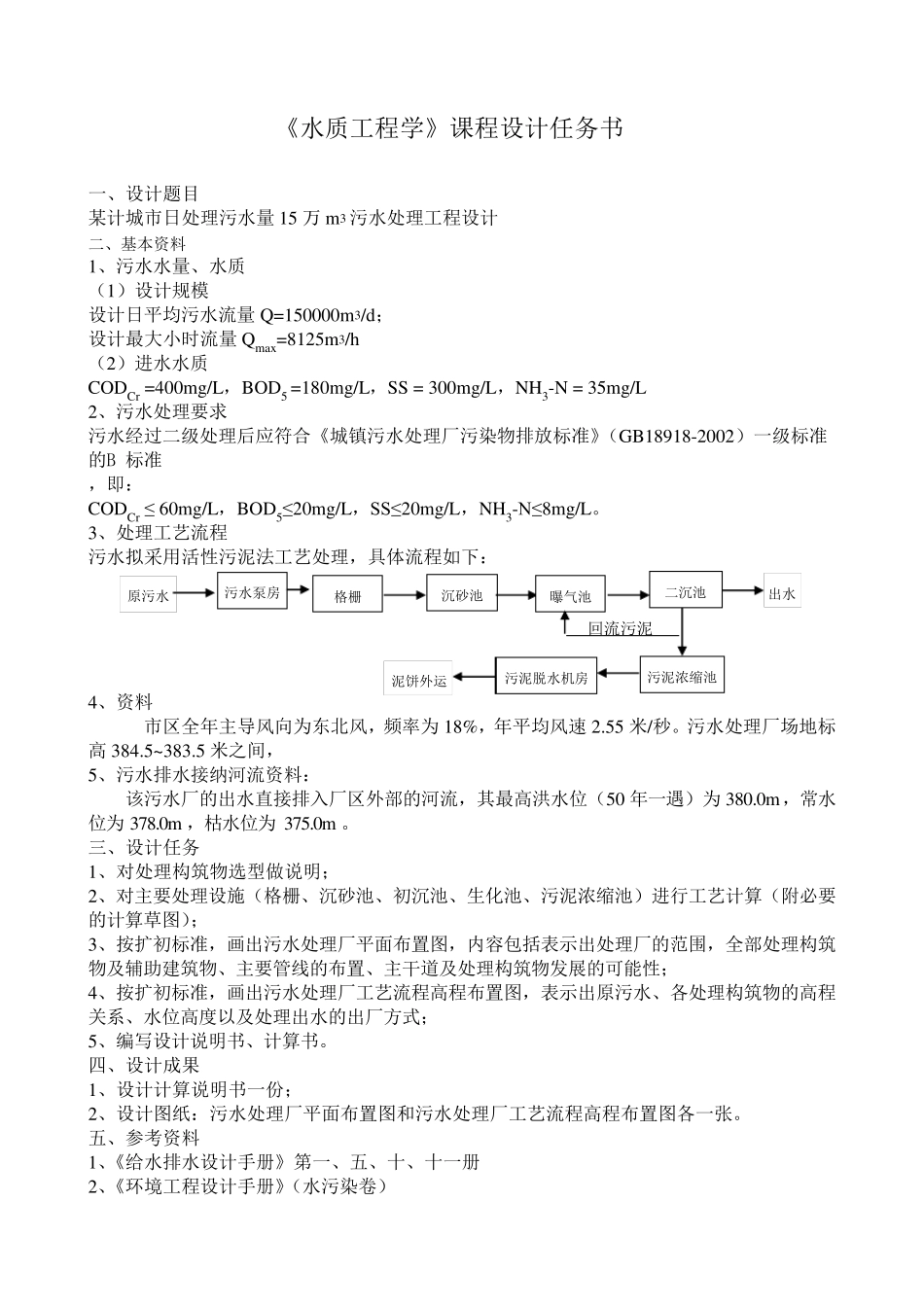 水质工程学课程设计实例_第2页