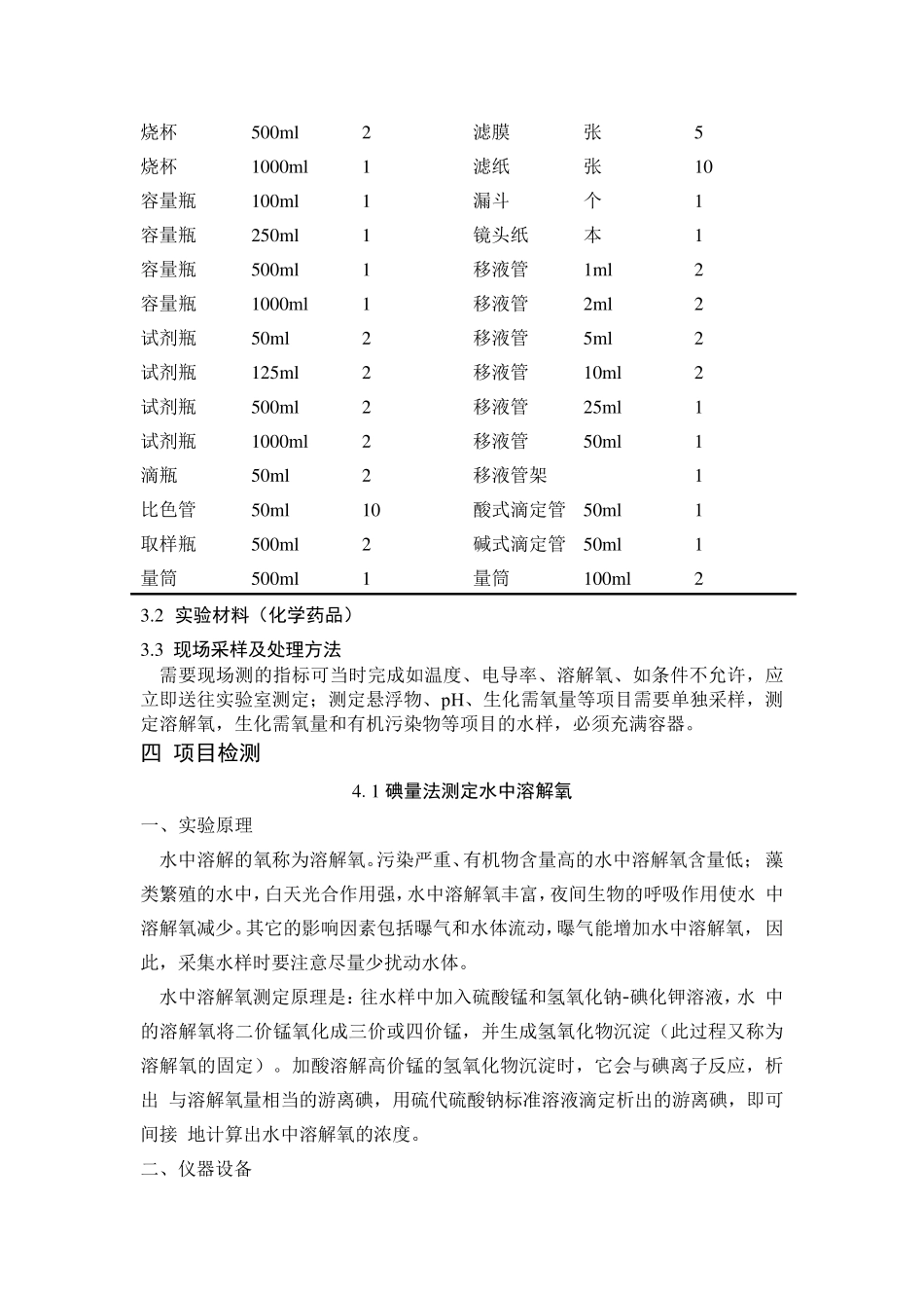 水质环境监测实验报告_第2页