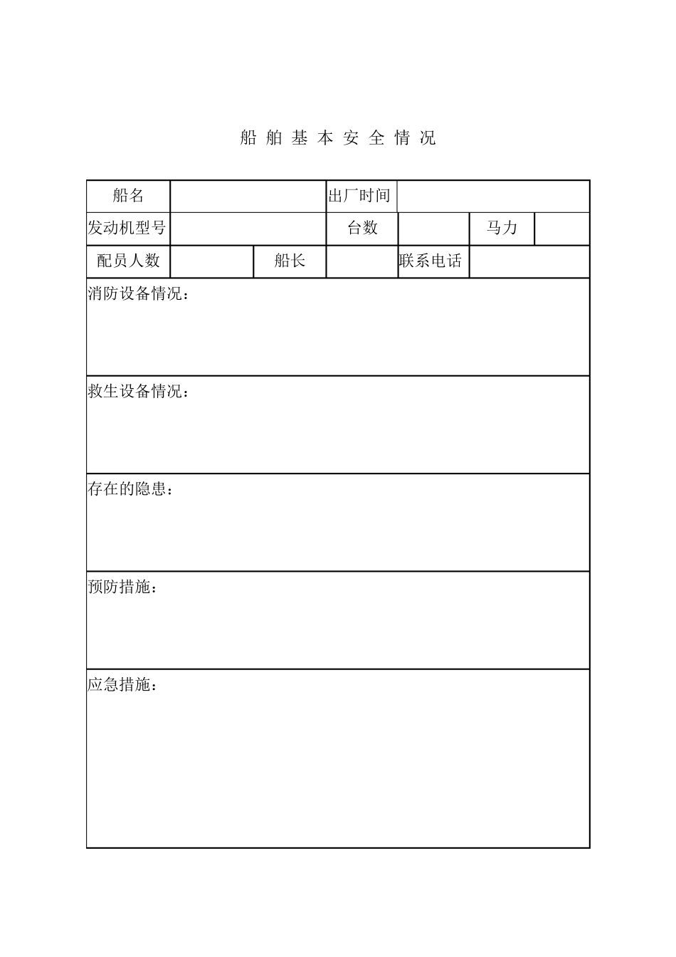 水路运输企业安全管理台账_第2页