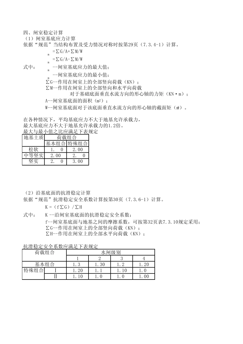 水闸稳定计算_第1页