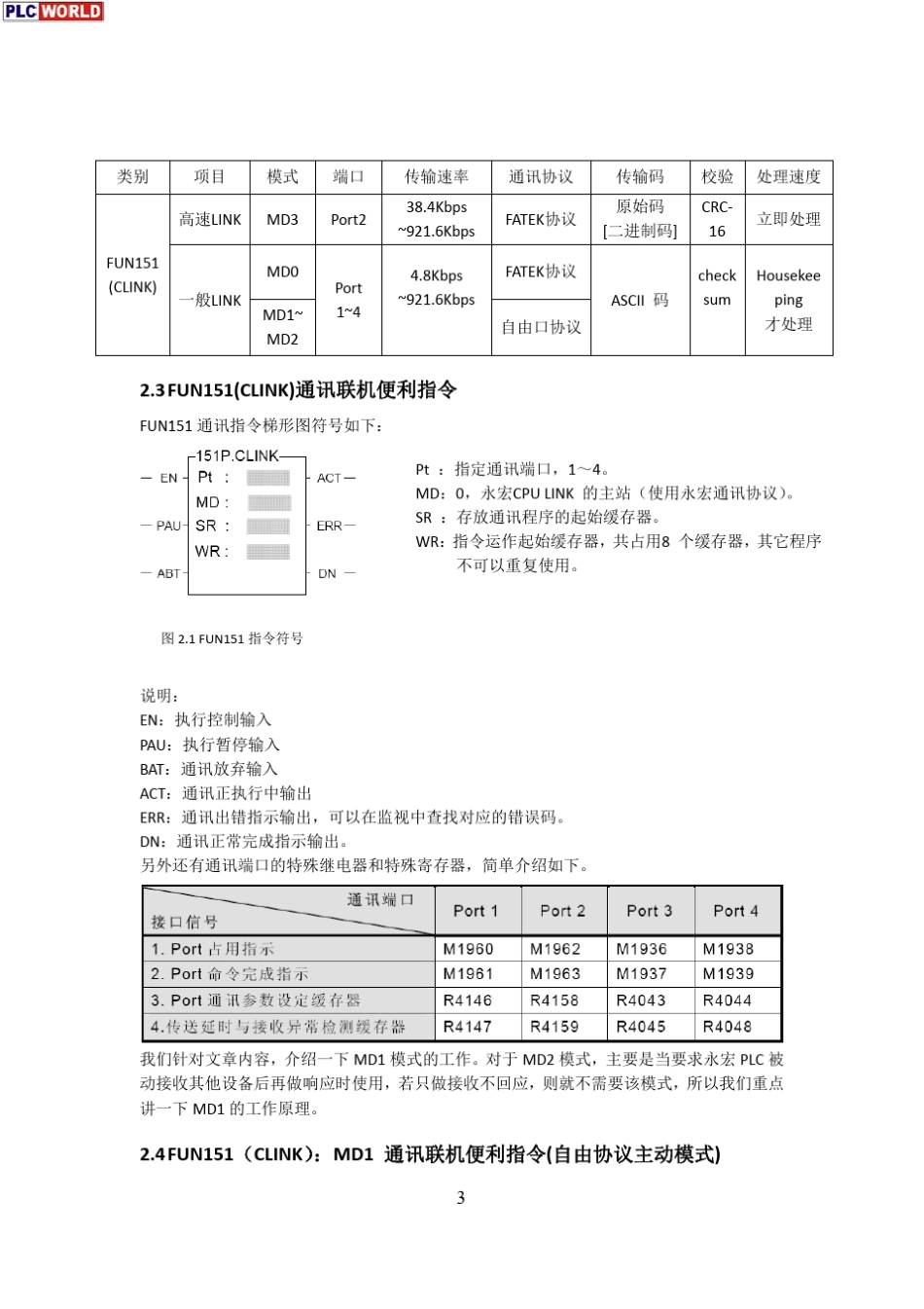 永宏FBsPLC的自由通讯应用_第3页