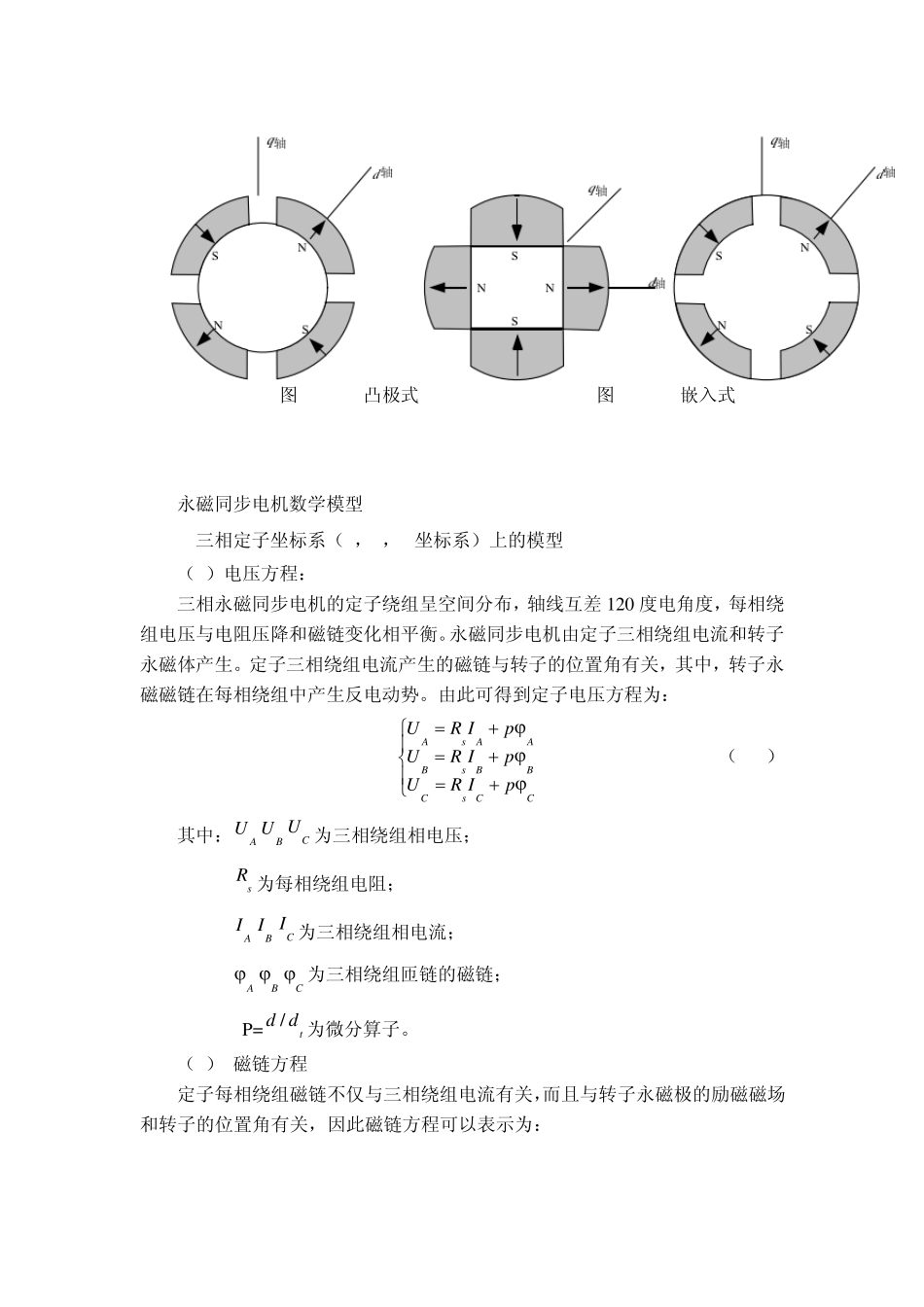 永磁同步电动机矢量控制(结构及方法)_第2页