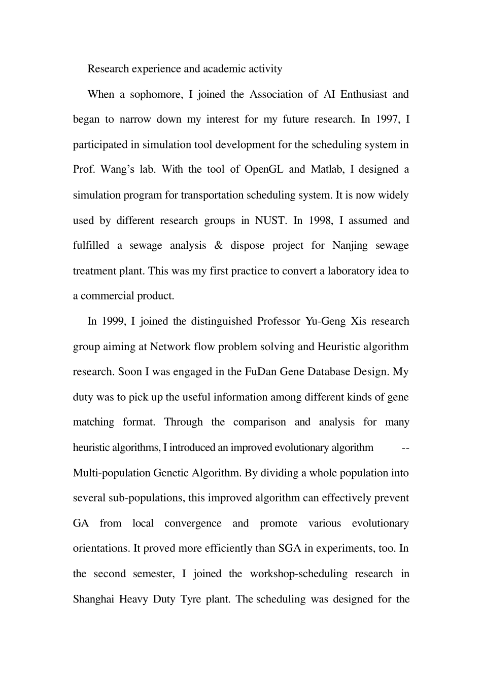 求职面试英语自我介绍参考_第2页