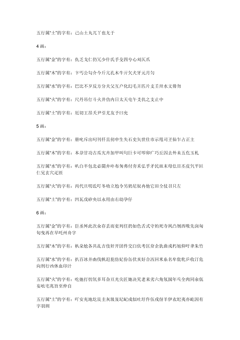 汉字五行表取名用_第2页