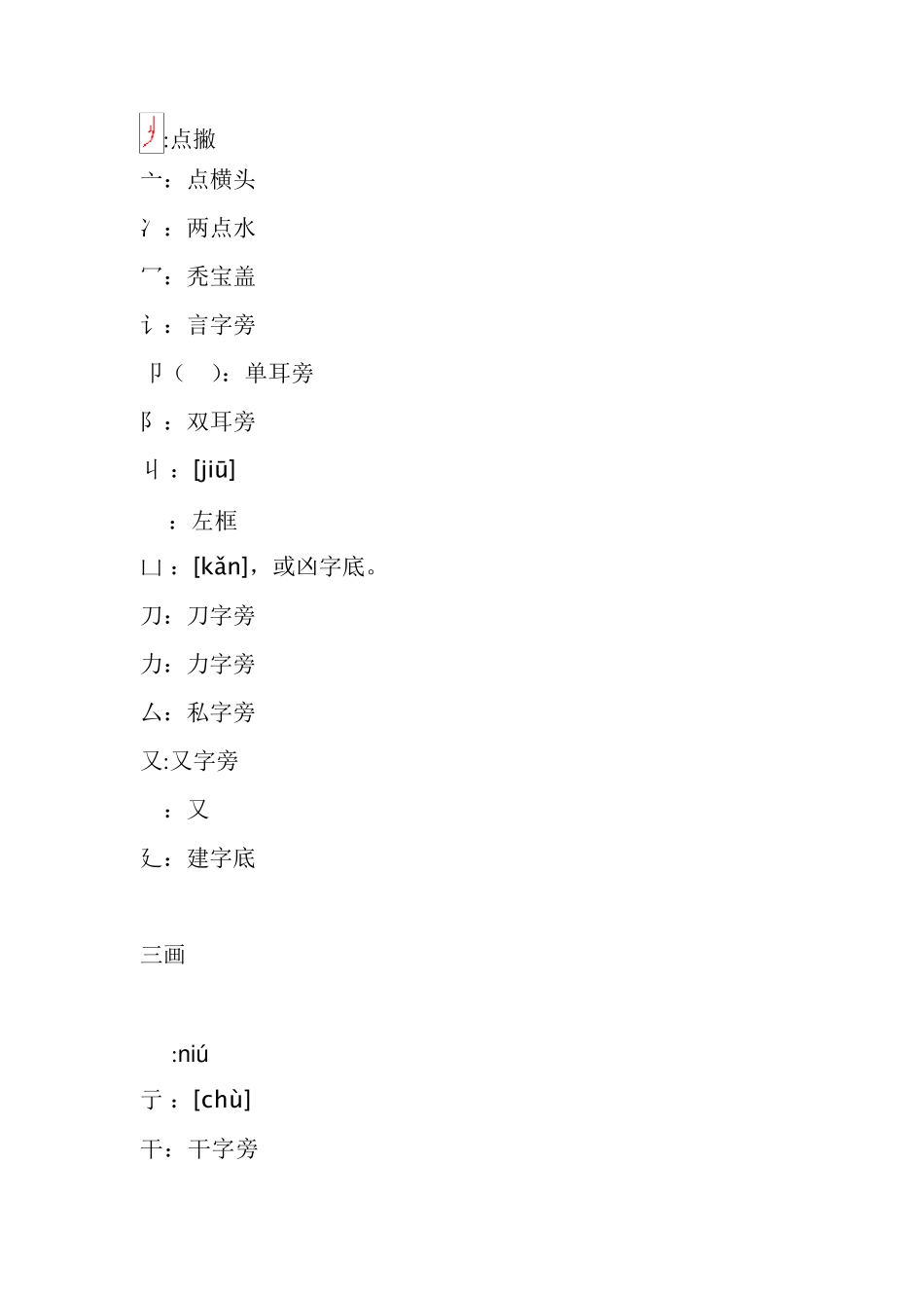 汉字部件大全_第3页